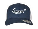 Casquette retro trucker bicolore avec Brodage Lucien